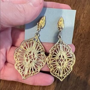 Stunning 1940s Middle Eastern Earrings